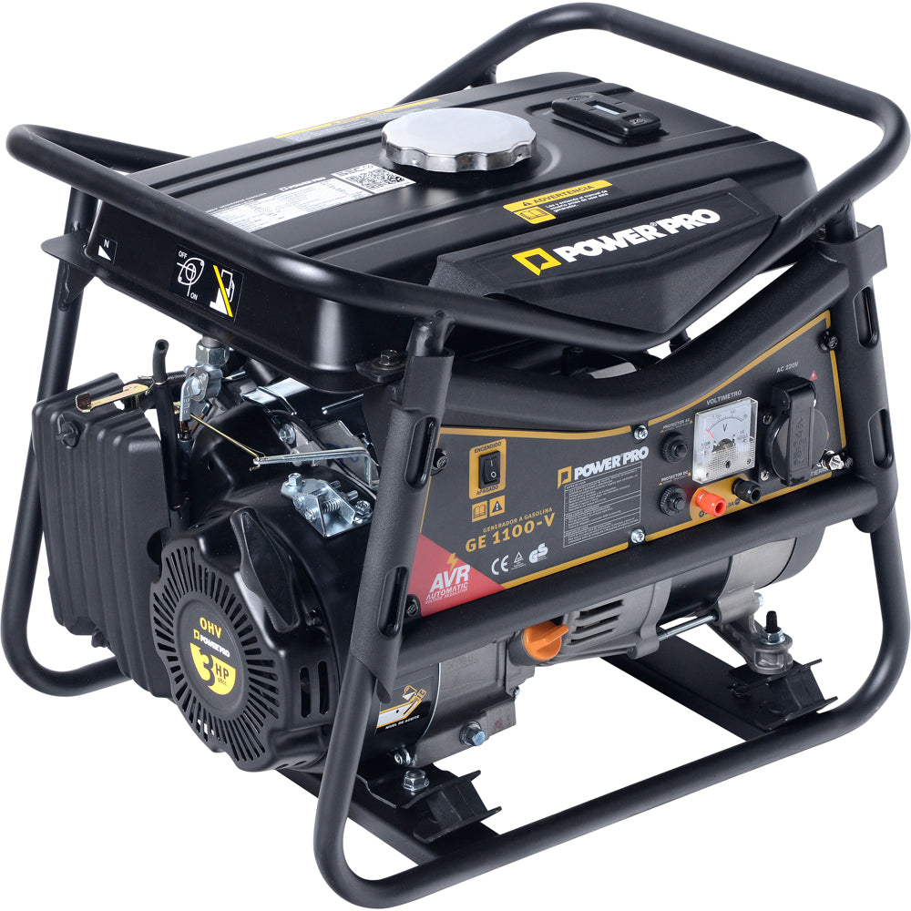 GENERADOR gasolina 1,1kVA GE1100v