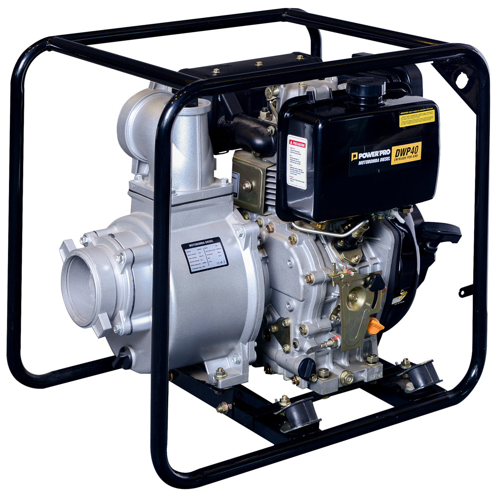 MOTOBOMBA 4” AGUAS LIMPIAS DIESEL - MOTOR 10HP