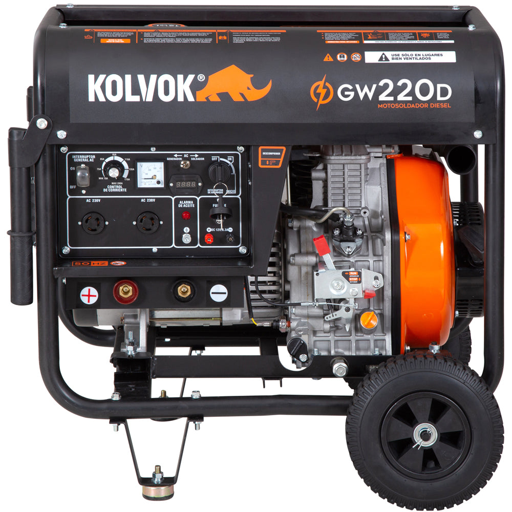 MOTOSOLDADOR ABIERTO DIESEL – 200A GW220D