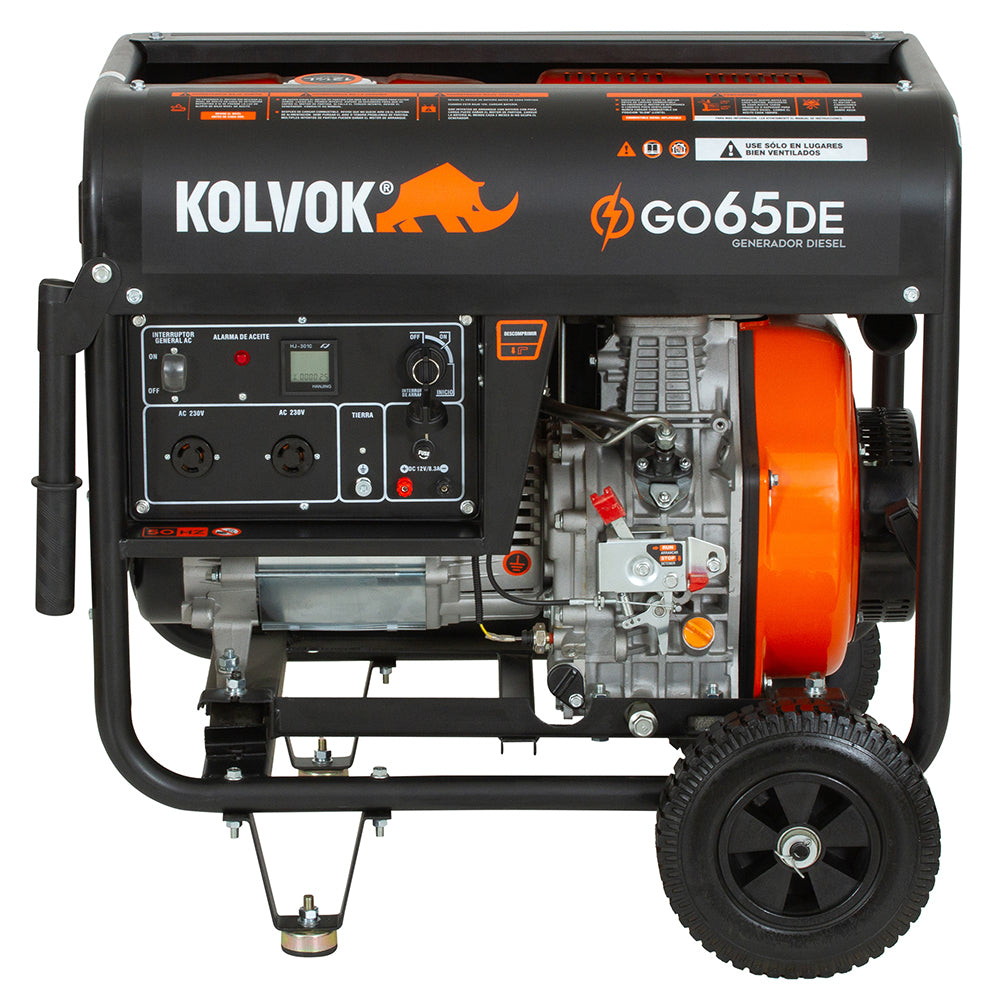 Generador de respaldo diesel 6,5 kVA GO65DE