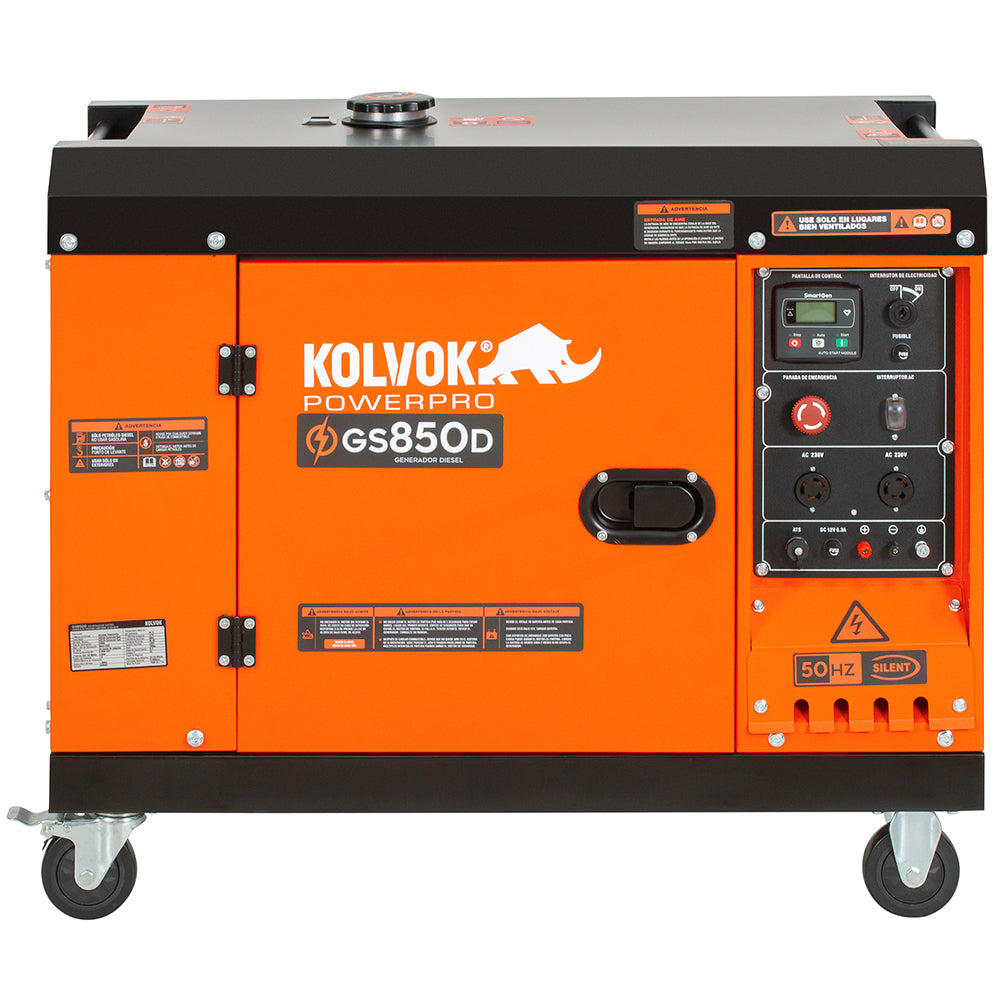 Generador de RESPALDO diesel 6,5 kVA GS850D