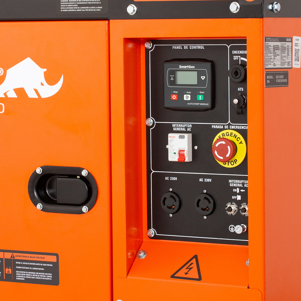 Generador de RESPALDO diesel 12 kVA GS1200D