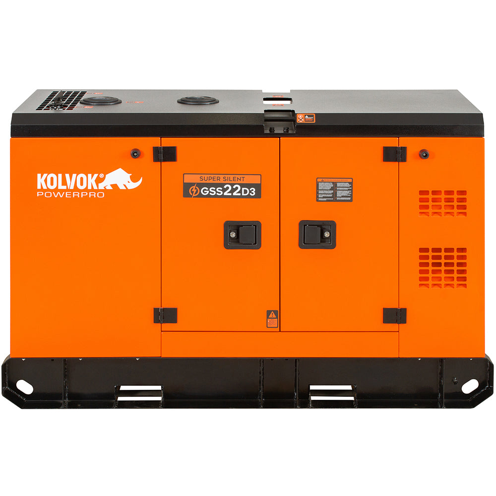 GENERADOR DE USO CONTINUO diesel 22 kVA GSS22D3