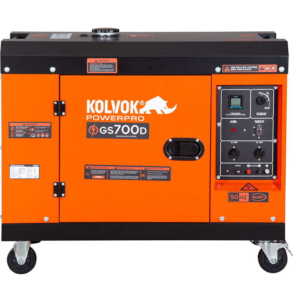Generador de respaldo DIESEL 5 kVA GS700D