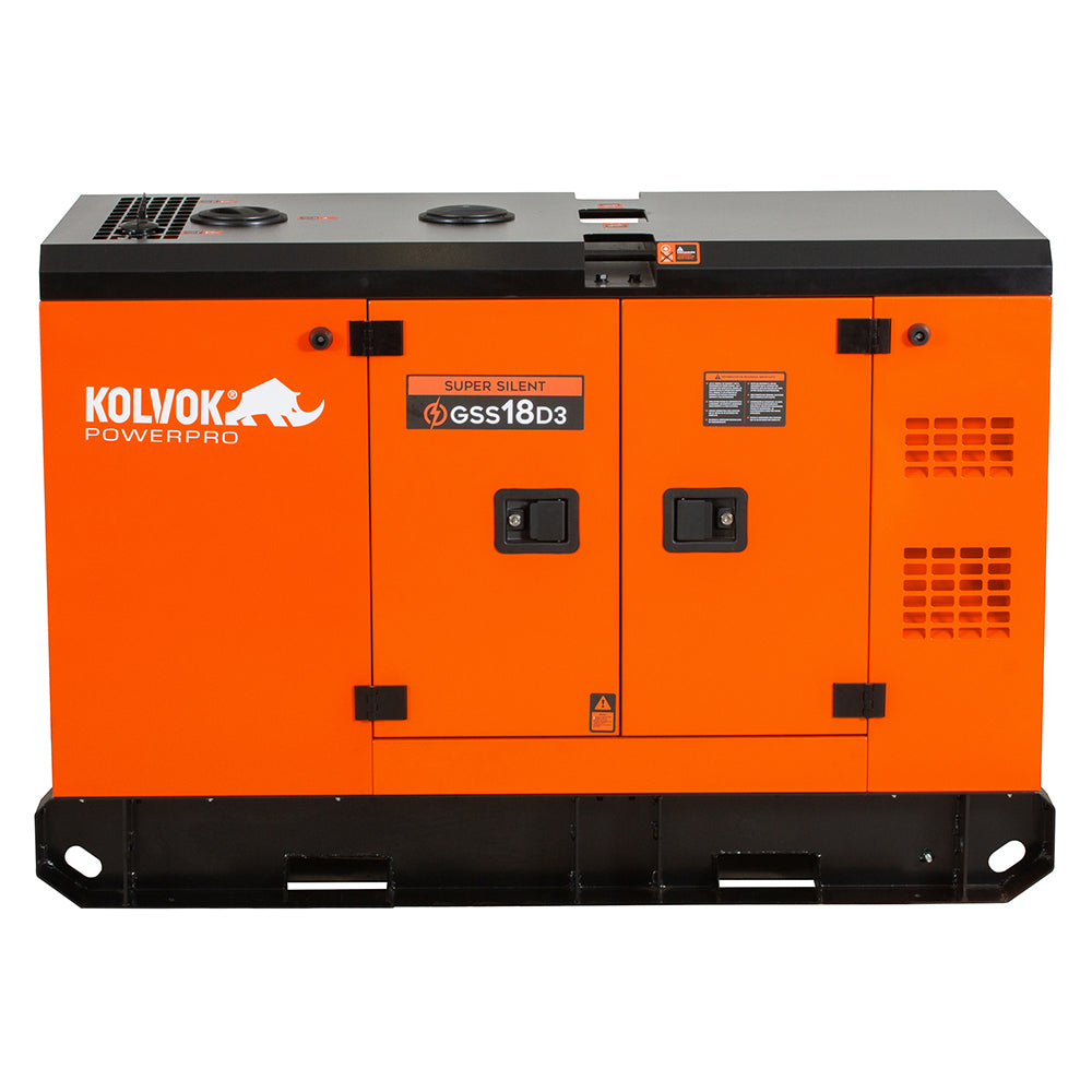 GENERADOR DE USO CONTINUO diesel 18 kVA GSS18D3