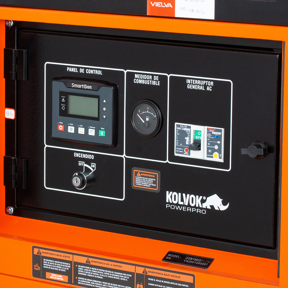 GENERADOR DE USO CONTINUO diesel 18 kVA GSS18D3