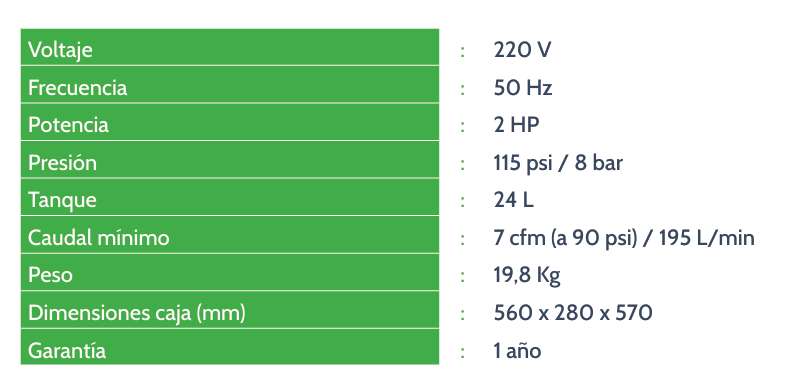 Compresor Pistón 82HYXY24D