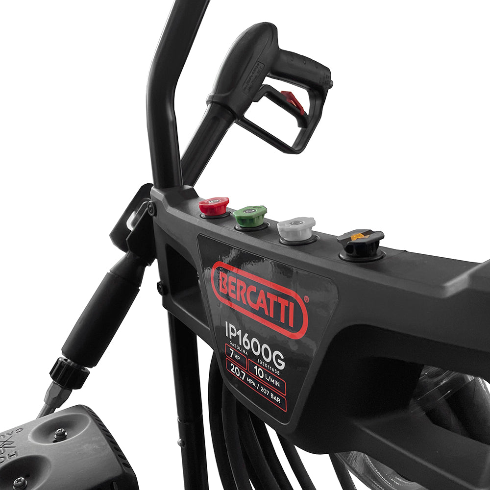 Hidrolavadora Gasolina alta presión 7,0hp BERCATTI IP1600