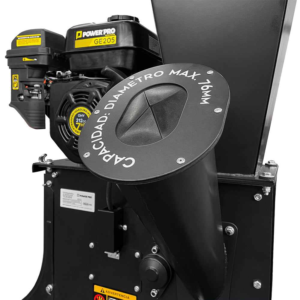 CHIPEADORA DE MADERA GASOLINA 7.0 HP POWER PRO TCK650