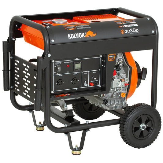 Generador de respaldo diesel 3 kVA KOLVOK GO30D