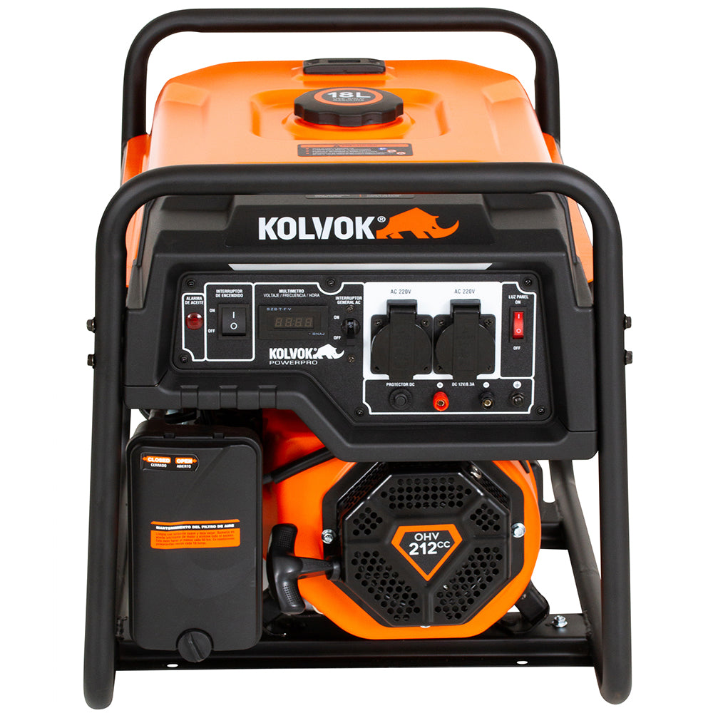 GENERADOR DE RESPALDO GASOLINA MONOFÁSICO 2,2 kVA GO22G