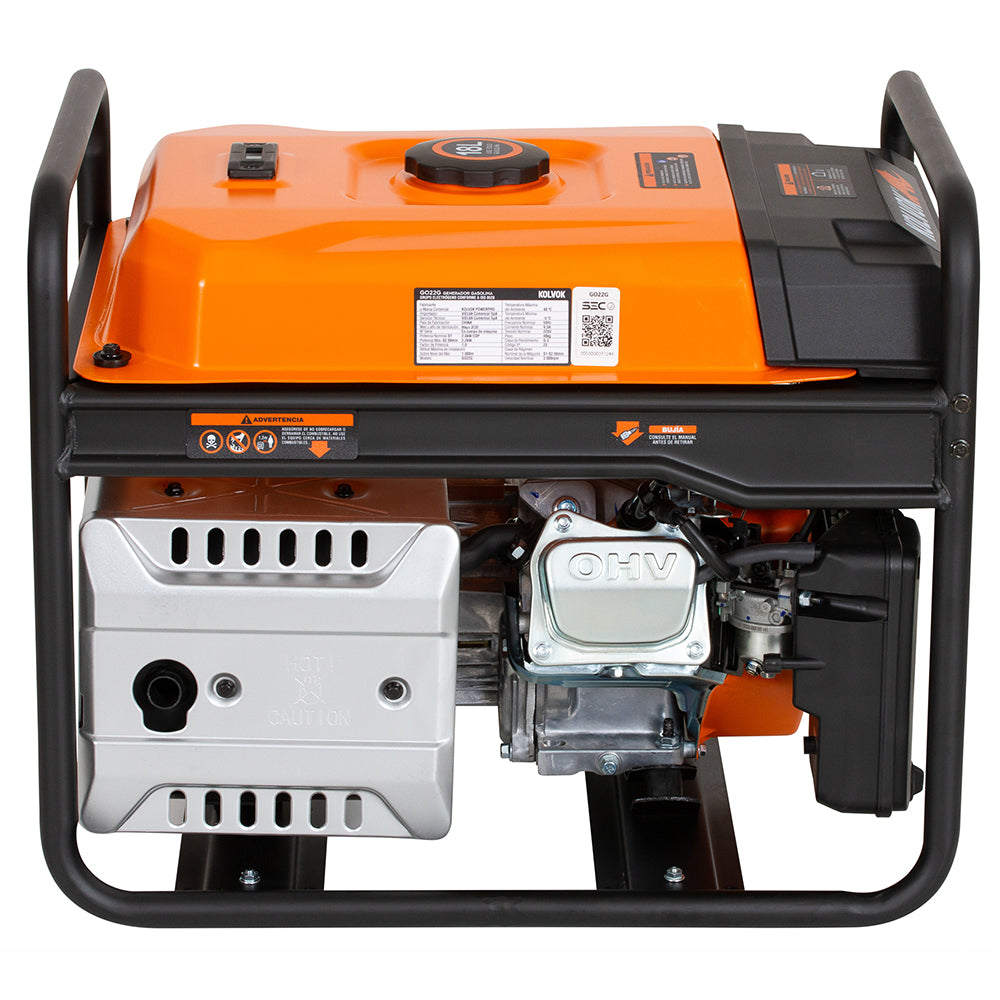 GENERADOR DE RESPALDO GASOLINA MONOFÁSICO 2,2 kVA GO22G