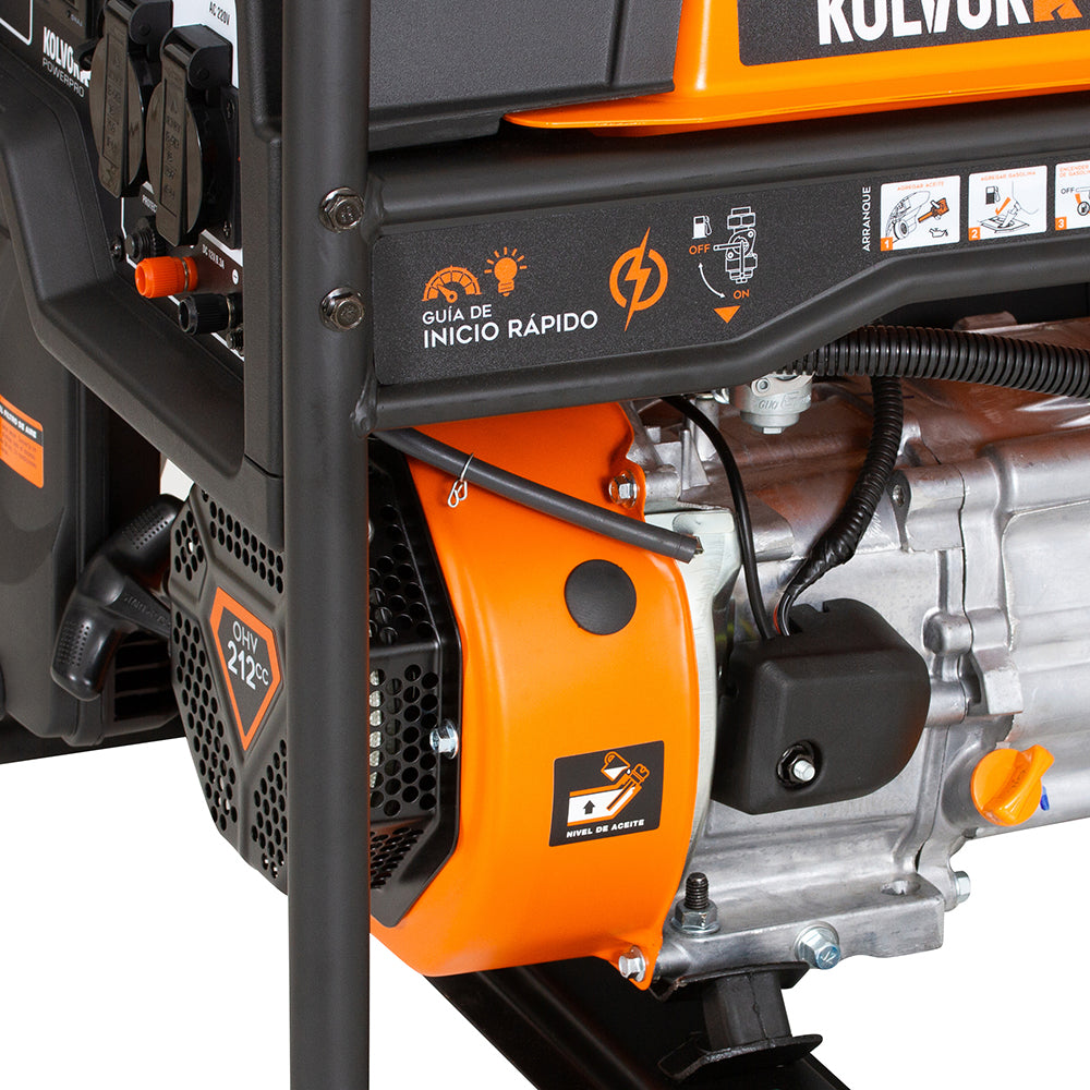 GENERADOR DE RESPALDO GASOLINA MONOFÁSICO 2,2 kVA GO22G