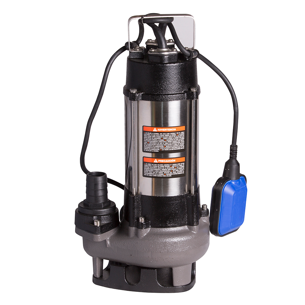 ELECTROBOMBA  SUMERGIBLE  AGUA SUCIA 1.5 HP