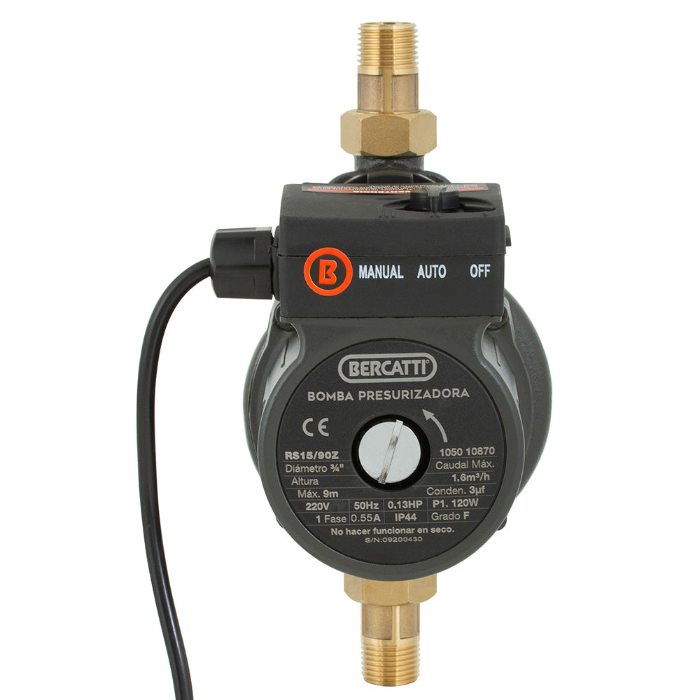 Bomba Superficie Presurizadora 120W BERCATTI RS15/90-Z