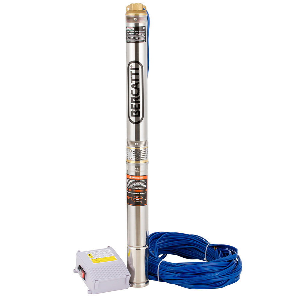 ELECTROBOMBA  SUMERGIBLE  POZO PROFUNDO 3" 1.0 HP