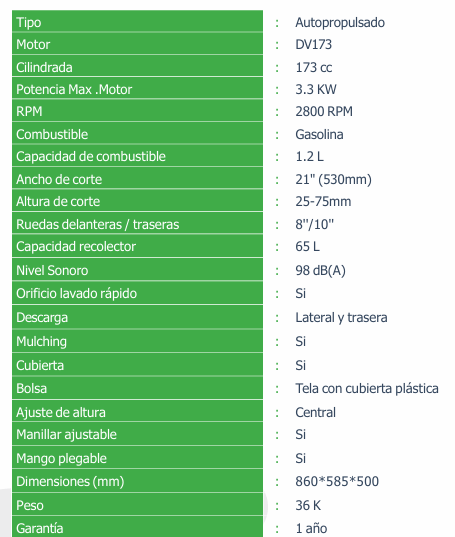 Cortacésped 82HYGM53S