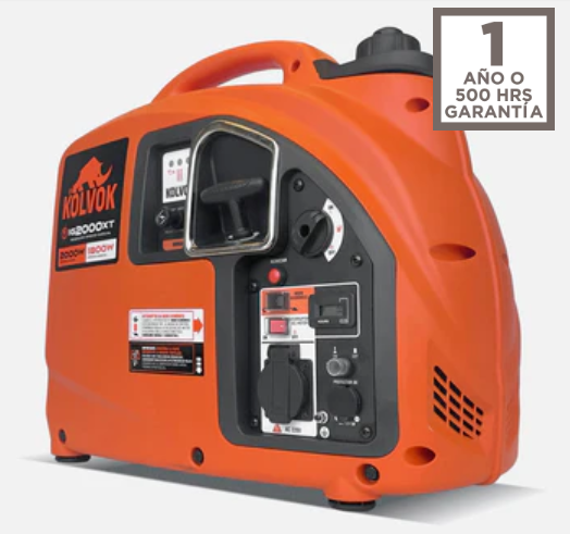 Generador Eléctrico Gasolina Inverter 2kVA KOLVOK IG2000XT