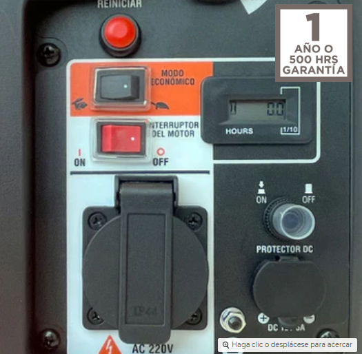 Generador Eléctrico Gasolina Inverter 2kVA KOLVOK IG2000XT