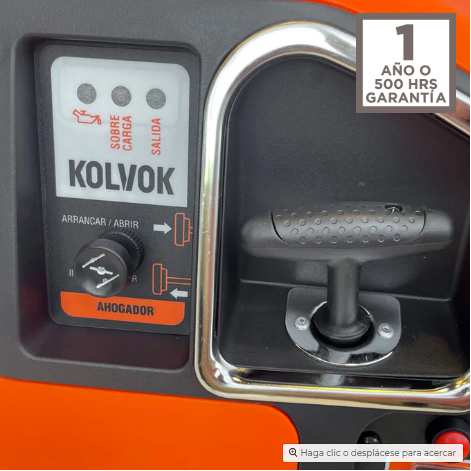 Generador Eléctrico Gasolina Inverter 2kVA KOLVOK IG2000XT