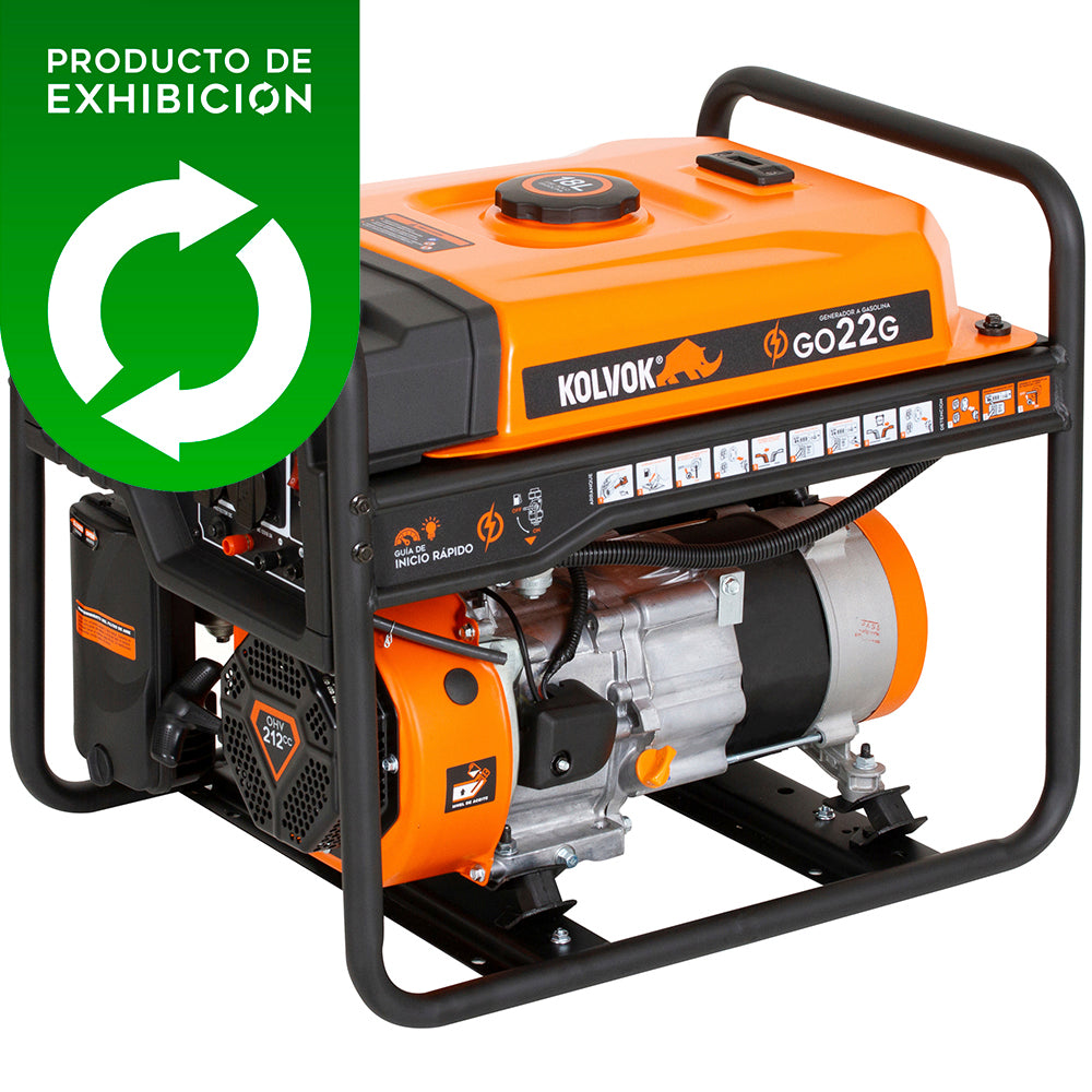 GENERADOR DE RESPALDO GASOLINA MONOFÁSICO 2,2 kVA GO22G