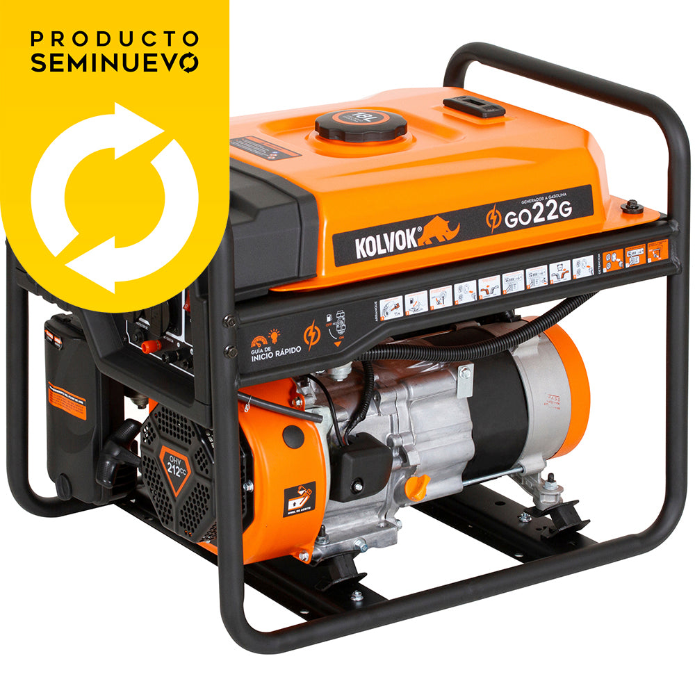 GENERADOR DE RESPALDO GASOLINA MONOFÁSICO 2,2 kVA GO22G